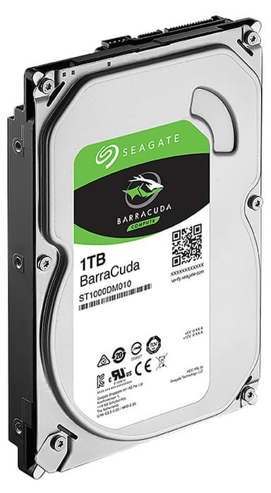 Seagate BarraCuda 3,5" sisäinen kovalevy (1 TB)
