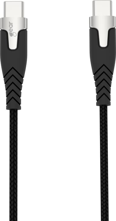 Gear USB-C - USB-C 2.0 Pro Class kaapeli 1,5 m (musta)