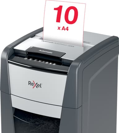 Rexel Optimum AutoFeed+ 225X paperisilppuri (ristiinleikkaus)