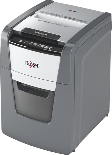 Rexel Optimum AutoFeed+ 100X paperisilppuri (ristiinleikkaus)