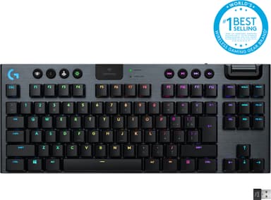 Logitech G915 Lightspeed pelinäppäimistö (GL Tactile kytkimet)