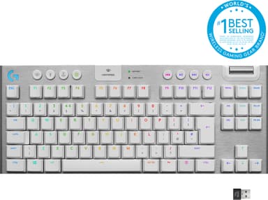 Logitech G915 Lightspeed tenkeyless langaton pelinäppäimistö