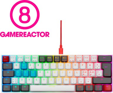 NOS C-450 Mini PRO RGB näppäimistö (Tilt)