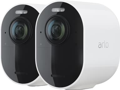 Arlo Ultra 2 4K langaton turvakamera (2 kpl, valkoinen)