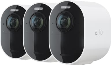 Arlo Ultra 2 4K langaton turvakamera (3 kpl, valkoinen)