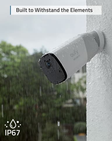 Eufy Cam 2 Pro wireless 2K QHD add-on älykamera (valkoinen)