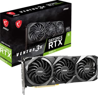 MSI GeForce RTX3060Ti VENTUS 3X OC 8GB näytönohjain
