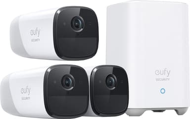 Eufy Cam 2 Pro 3-pack+Eufy Security HomeBase 2 älyvalvontapakkaus