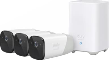 Eufy Cam 2 3-pack + Eufy Security HomeBase 2 älyvalvontapakkaus