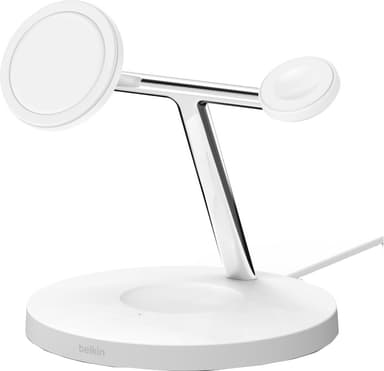 Belkin Boost Charge Pro 3-in-1 langaton MagSafe laturi 15 W (valk.)