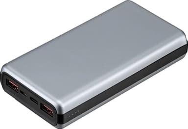 Sandstrøm 20000 mAh varavirtalähde (harmaa)