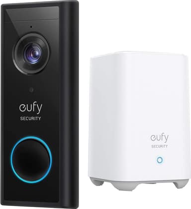 Eufy 2K Video Doorbell video-ovikello + Eufy Security HomeBase 2