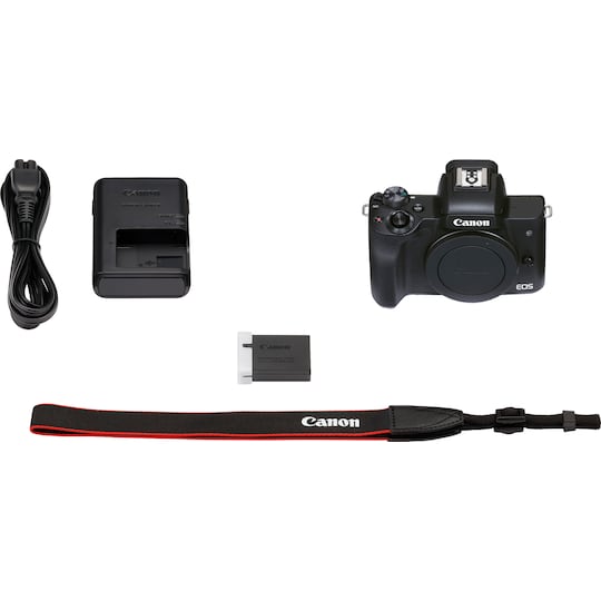 Canon EOS M50 kompakti järjestelmäkamera + 15-45mm -objektiivi