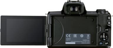 Canon EOS M50 kompakti järjestelmäkamera + 15-45mm -objektiivi