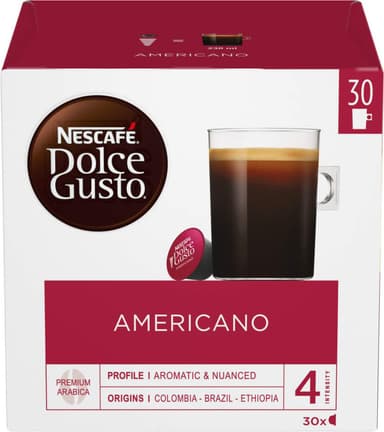 NESCAFÉ® Dolce Gusto® Americano Loyalty Pack kahvikapselit 12461554