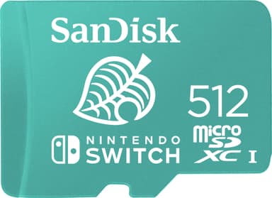 SanDisk 512GB microSDXC Nintendo Switch muistikortti