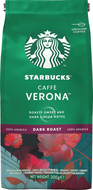 Starbucks Verona Dark Roast jauhettu kahvi STAR12451928