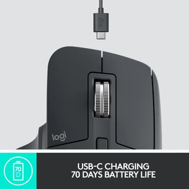Logitech MX Master 3 langaton hiiri (musta)