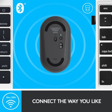 Logitech Pebble M350 langaton hiiri (grafiitti)
