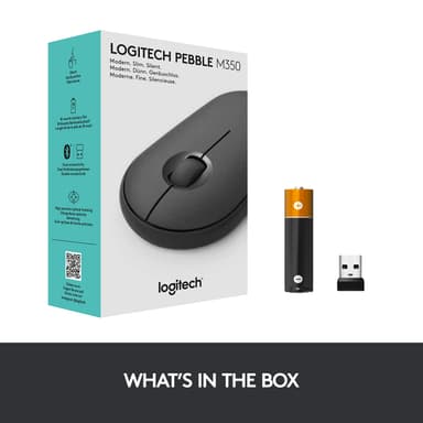 Logitech Pebble M350 langaton hiiri (grafiitti)