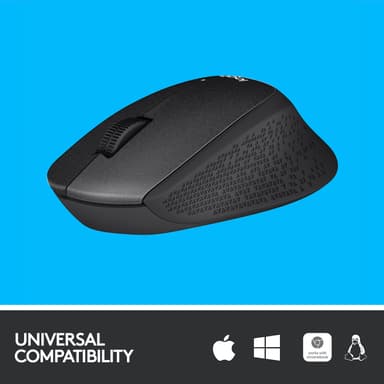 Logitech M330 Silent Plus hiiri (musta)