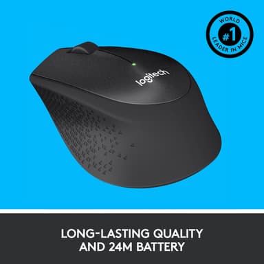 Logitech M330 Silent Plus hiiri (musta)