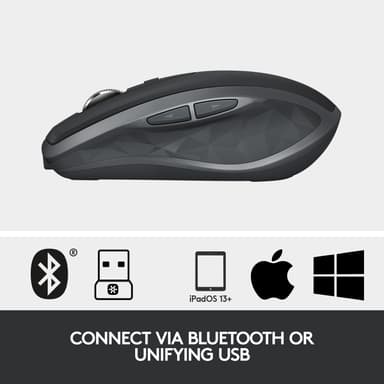 Logitech MX Anywhere 2S langaton hiiri (tummanharmaa)
