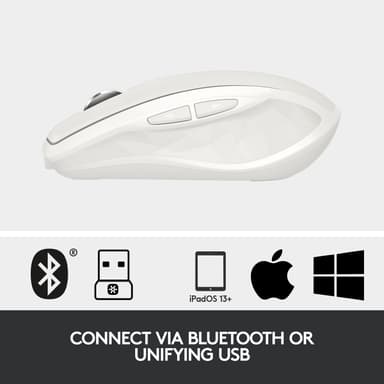 Logitech MX Anywhere 2S langaton hiiri (vaaleanharmaa)