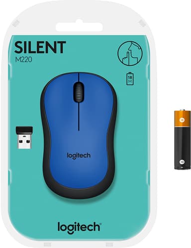 Logitech M220 Silent hiiri (sininen)