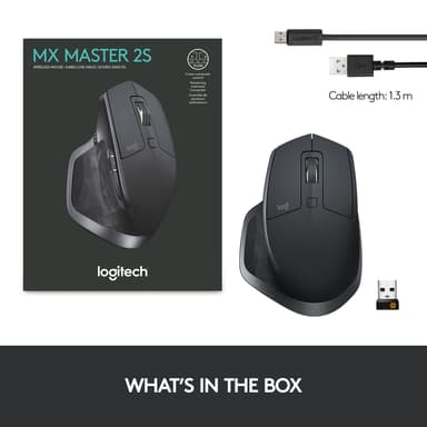 Logitech MX Master 2S langaton hiiri (musta)
