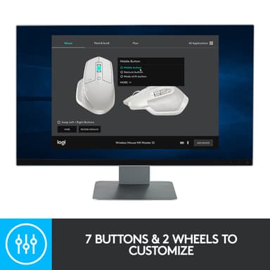 Logitech MX Master 2S langaton hiiri (musta)