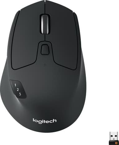 Logitech M720 Triathlon langaton hiiri (musta)