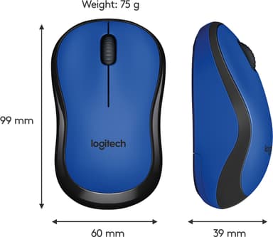 Logitech M220 Silent hiiri (sininen)