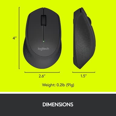 Logitech M280 langaton hiiri (musta)