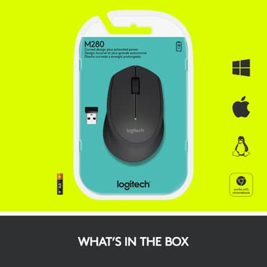 Logitech M280 langaton hiiri (musta)