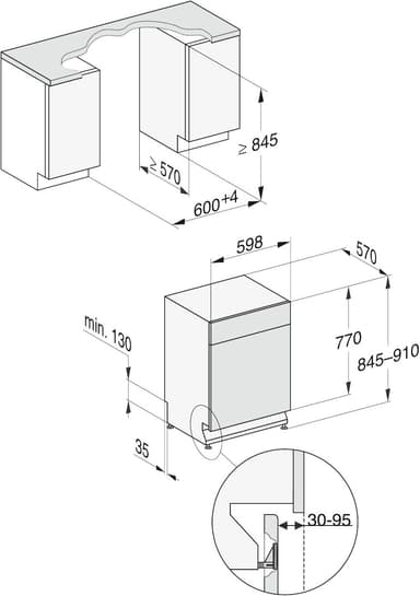 Miele astianpesukone G7118SCUXXLBRWS (kirkas valkoinen)