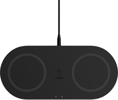 Belkin Boost Charge Qi langaton kaksipaikkainen laturi 10W (musta)