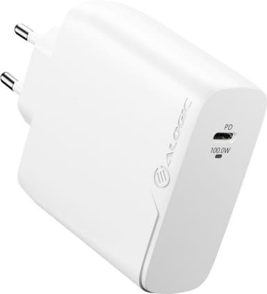 ALOGIC Rapid Power 100W GaN verkkovirtalaturi + 2m USB-C kaapeli (va.)