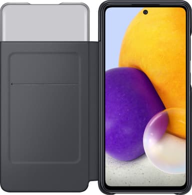 Samsung S View lompakkokotelo Galaxy A72 (musta)