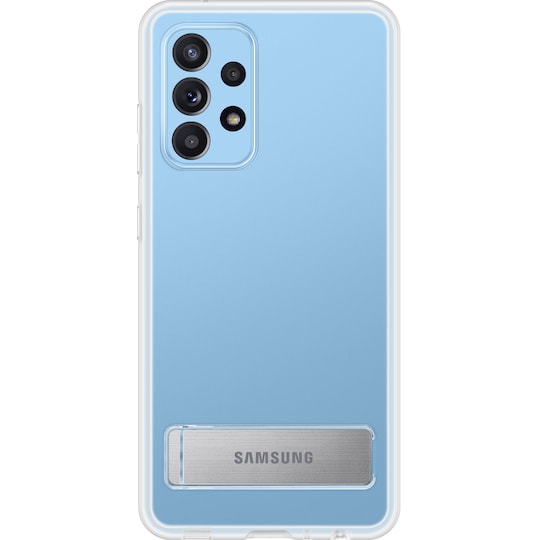 Samsung Galaxy A52 4G/5G, A52s Standing Cover suojakuori (läpinäkyvä)