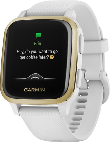 Garmin Venu Sq älykello (valkoinen/kulta)