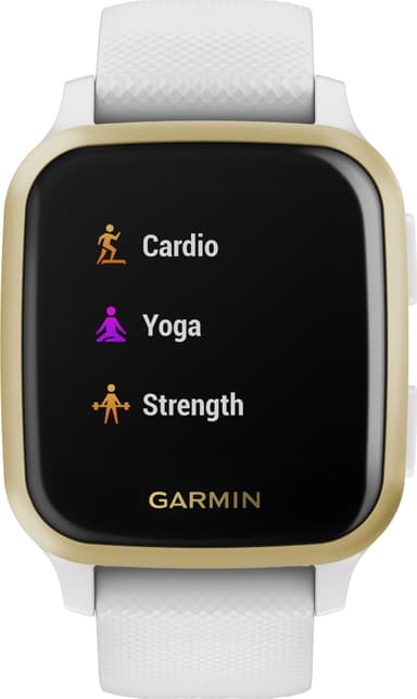 Garmin Venu Sq älykello (valkoinen/kulta)