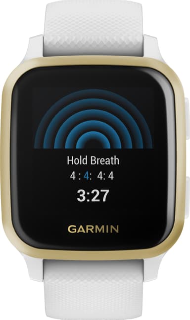 Garmin Venu Sq älykello (valkoinen/kulta)