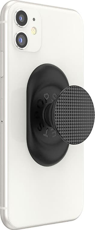 Popsockets PopGrip Pocketable älypuhelimen pidike (Knurled Black)