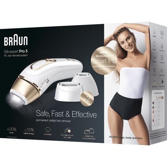 Braun SilkExpert IPL PRO 5 valoimpulssilaite PL5237