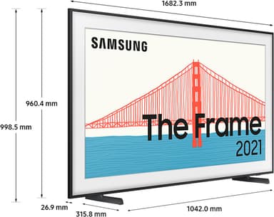 Samsung 75" The Frame LS03A 4K QLED älytelevisio (2021)