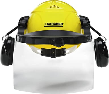 Kärcher Helmet suojakypärä visiirillä ja kuulosuojaimilla