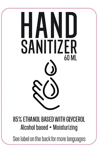 Nordic Hand Sanitizer 60ml Gel käsidesi