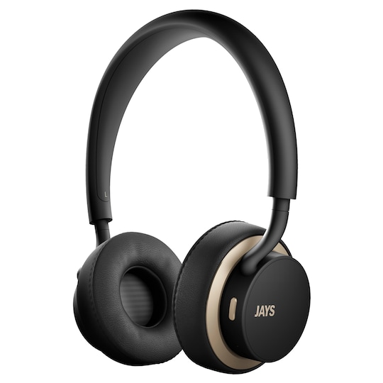 Jays u-Jays Wireless on-ear kuulokkeet (musta/kulta)
