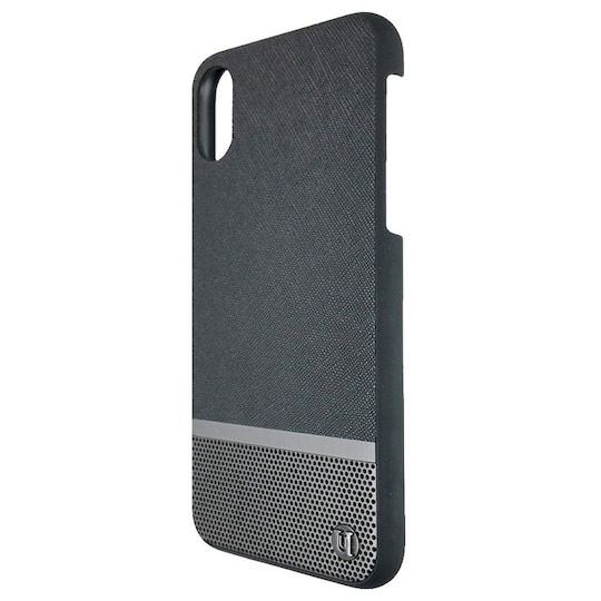 Uunique iPhone X suojakuori (musta/metalli)